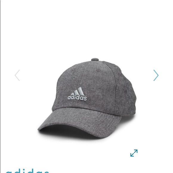 adidas Accessories - Adidas unstructured Gray Adjustable Baseball cap.